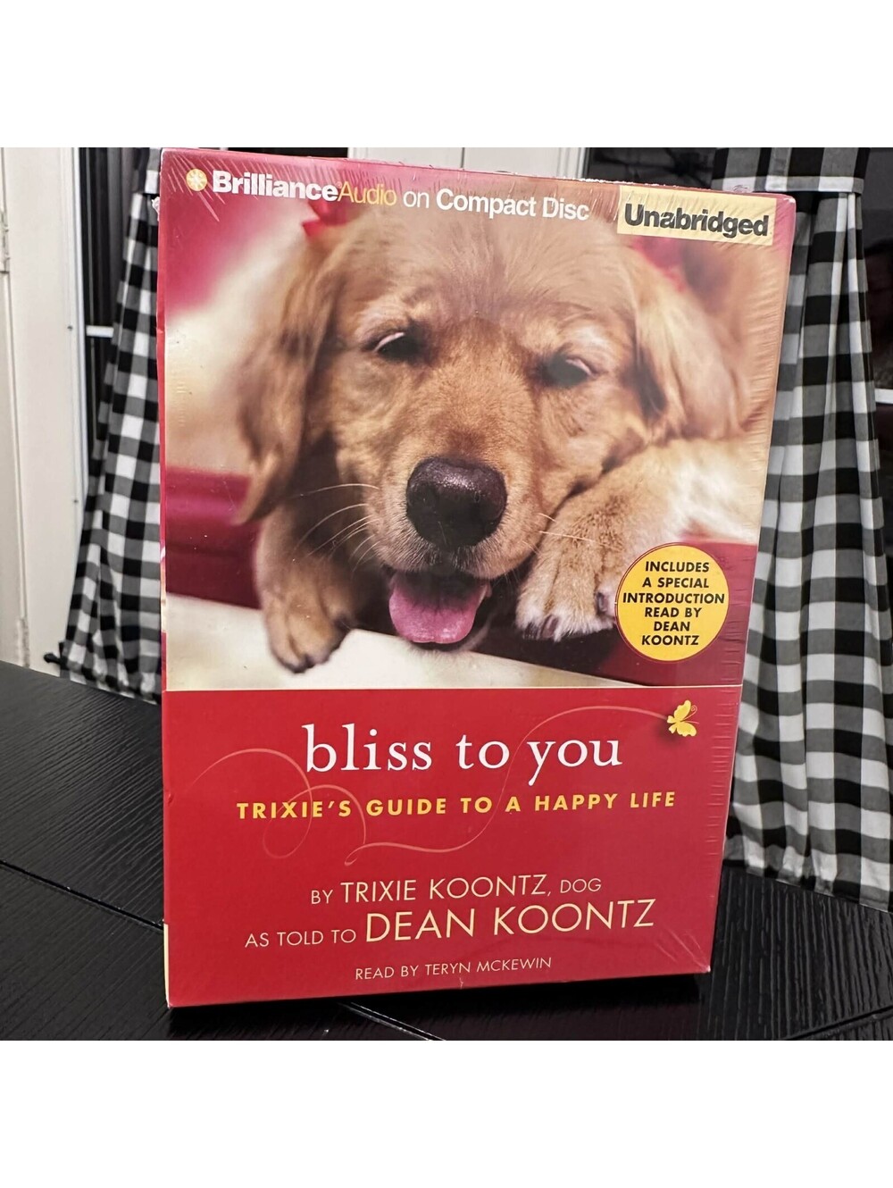 Dean Koontz Bliss To You Trixie's Guide To A Happy Life Audiobook CD Sealed